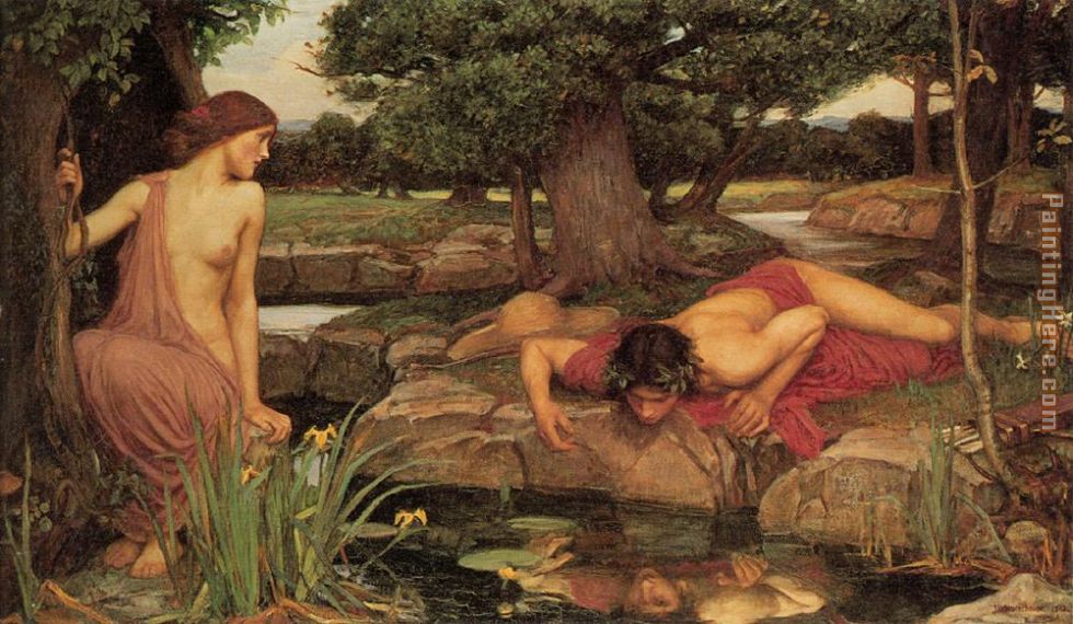 John William Waterhouse Echo and Narcissus